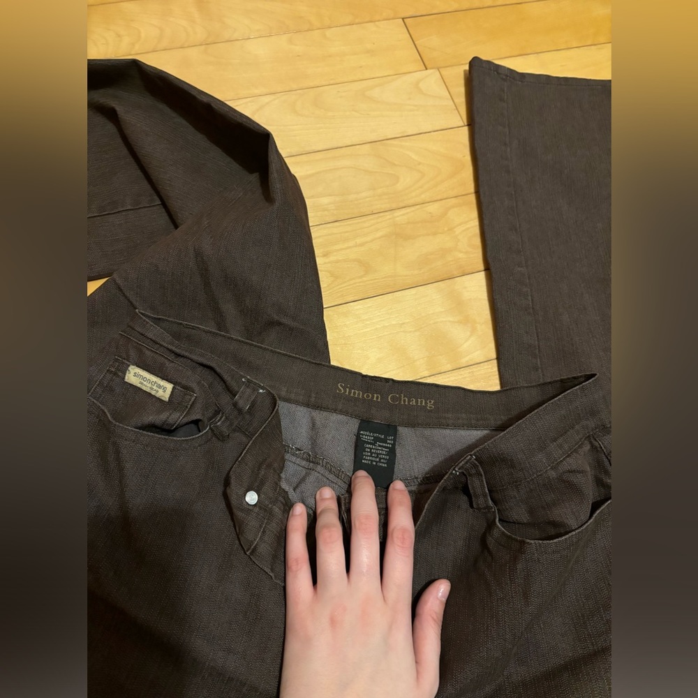 Simon Chang Brown Pants